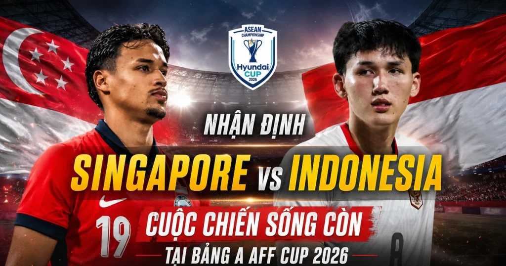 OK9 - Nhận định Singapore vs Indonesia: Kịch bản nào tại AFF Cup 2026 1 OK9 - Nhận định Singapore vs Indonesia: Kịch bản nào tại AFF Cup 2026